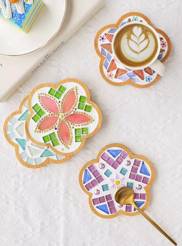 Mosaic Tiling Art: Coaster • Make-Your-Own DIY Hands-on Kit / Experience