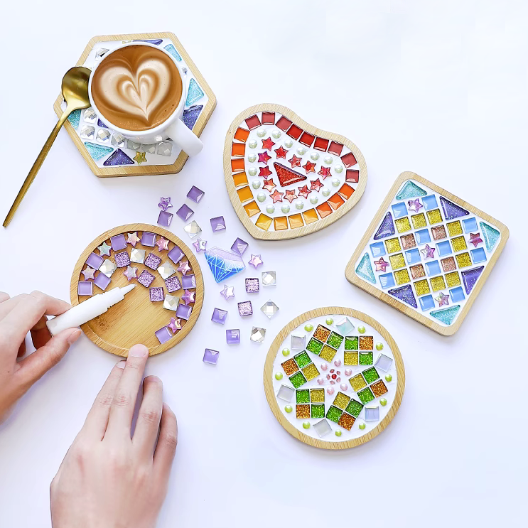 Mosaic Tiling Art: Coaster • Make-Your-Own DIY Hands-on Kit / Experience